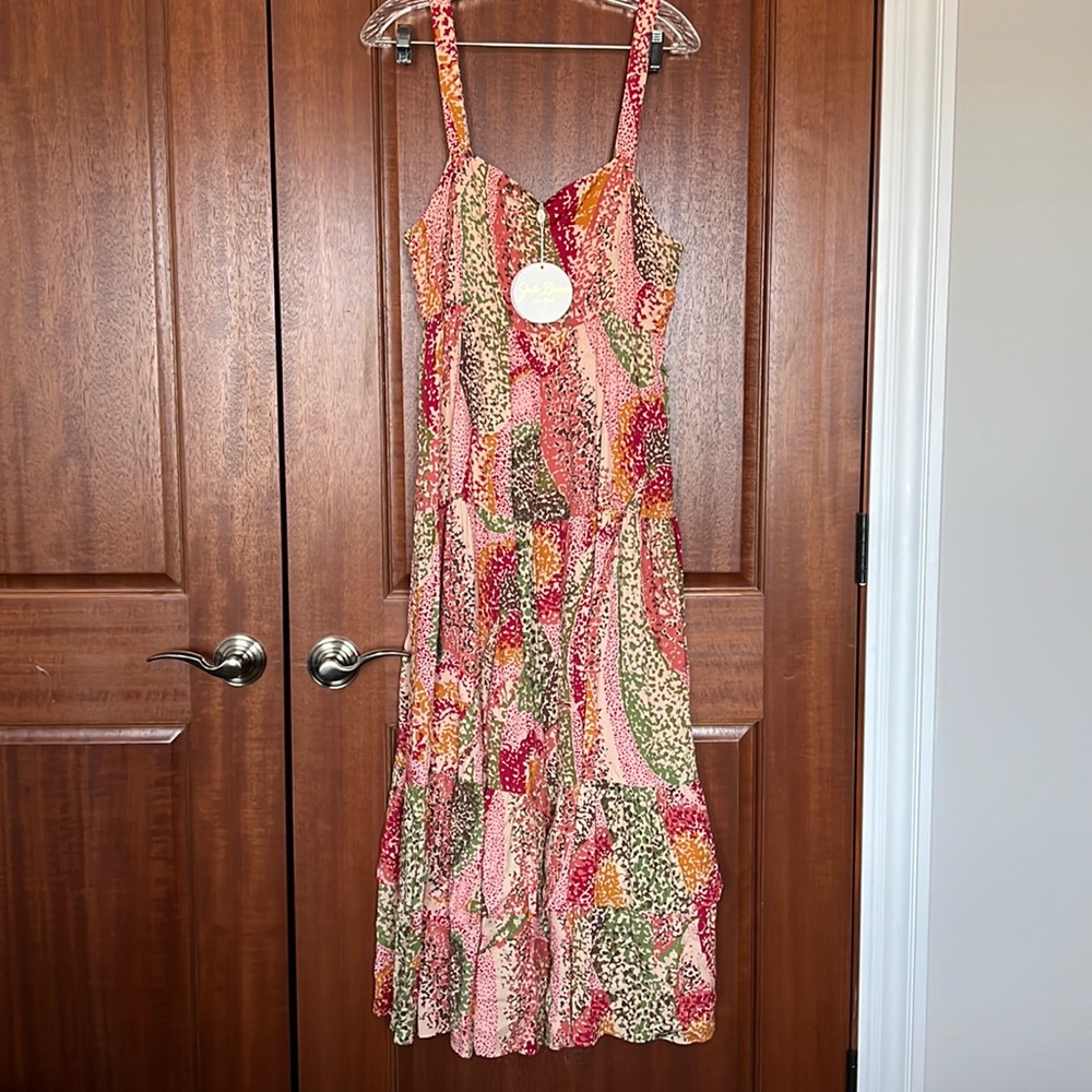 NWT Julie brown tiered maxi sz XL